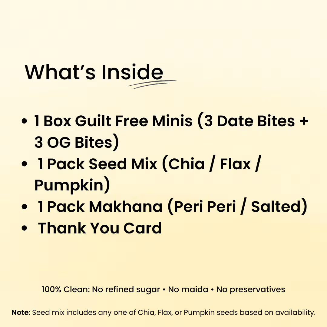Hamper for All – Inclusive Healthy Snack Gift Box | Guilt Free India