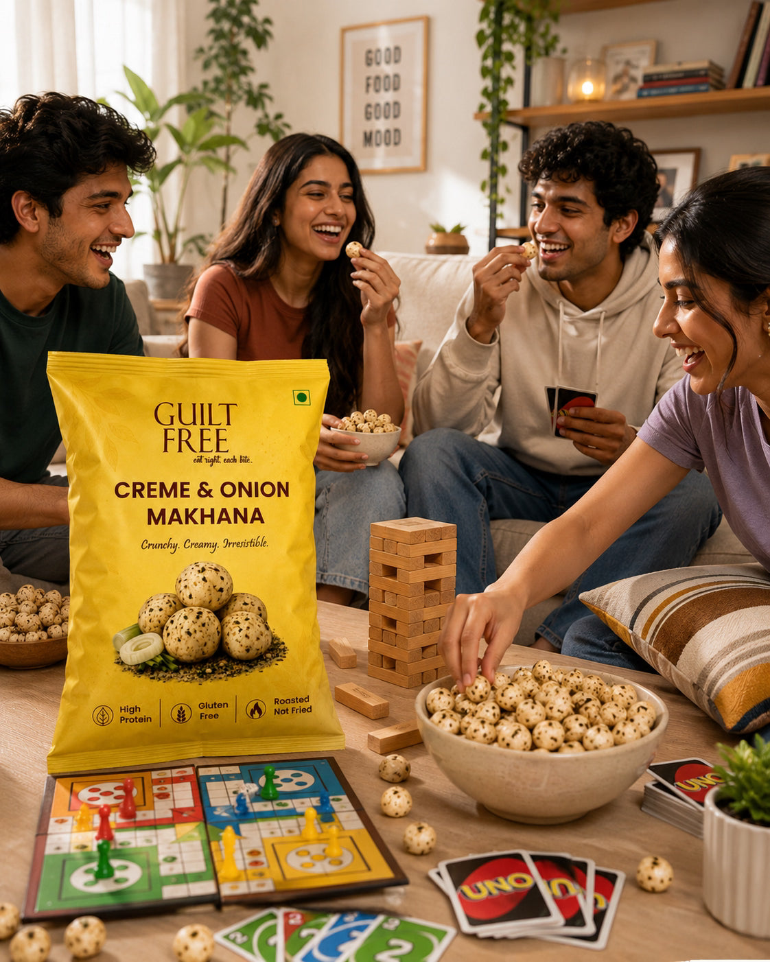 Cream 'N' Onion Makhana — Roasted Fox Nuts in a Can | Guilt Free