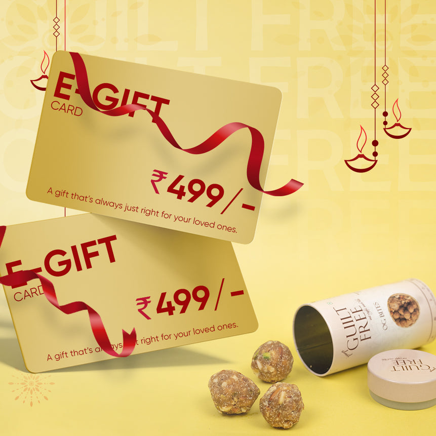Guiltfreee gift cards - The perfect gift choice for healthy snack lovers and guilt-free gifting