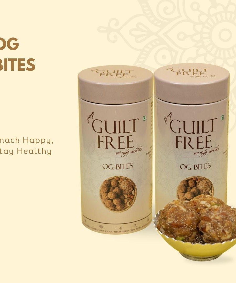 Guiltfreee OG Bites  Ayurvedic Inspired Gond Laddu Free from Artificial Additives and Preservative