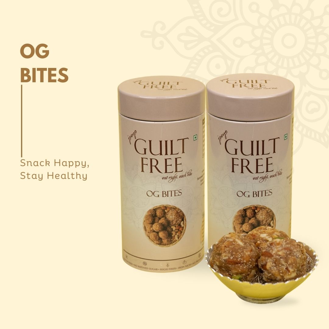 Guiltfreee OG Bites  Ayurvedic Inspired Gond Laddu Free from Artificial Additives and Preservative